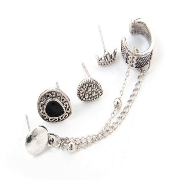 New 2019 Sexy Bohemia Ear Cuff Stud Earring Set - Picture 4 of 5